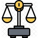Money Scales Law Icon