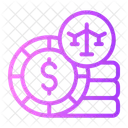 Money Law Economic Justice Icon