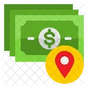 Money Location Location Payment Icon