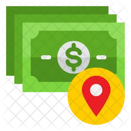 Money Location  Icon