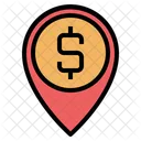 Money Exchange Placeholder Pin Pointer Gps Map Location Icon