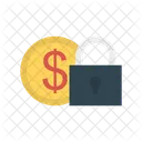 Lock Dollar Payment Icon