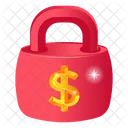 Money Protection Money Lock Cash Lock Icon