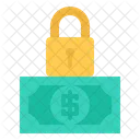Money Lock Money Security Money Protection Icon