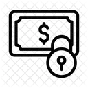 Lock Dollar Money Icon