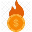 Money Fire  Icon