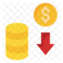 Money Loss  Symbol