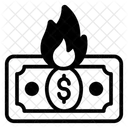Money Loss Cash Loss Financial Loss Icon