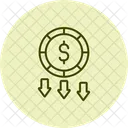 Money Loss Finance Icon