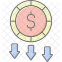 Money Loss Finance Icon