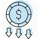 Money Loss Finance Icon
