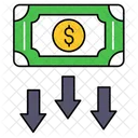 Money Loss Financial Loss Loss Icon