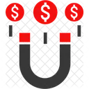 Money Magnet Business Currency Icon