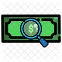 Money Magnify Money Dollar Icon