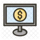 Online Money Money Pay Per Click Icon