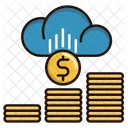 Money Making Cloud Icon