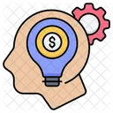 Finance Lightbulb Illustration Icon