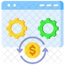 Money Management Processing Digital Icon