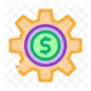 Business Dollar Coin Icon