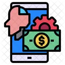 Mobile Screen Money Icon