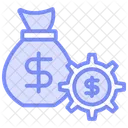 Money Management Duotone Line Icon Icon