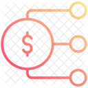 Cogwheel Money Setting Dollar Icon