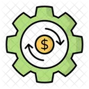 Money Mangement Finance Gear Icon