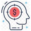 Money Minded Business Mind Business Thinking Icon