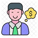 Money Minded Business Mind Financial Mind Icon