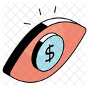 Money Monitoring Money Inspection Money Visualization Icon