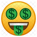 Money Mouth Face Emoji Emoticon Icon