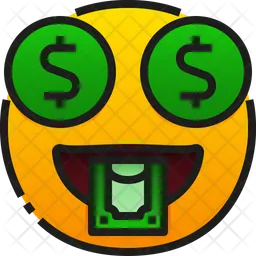 Money Mouth Face Emoji Icon