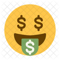 Money Mouth Face Emoji  Icon