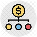 Money Network Sharing Network Icon