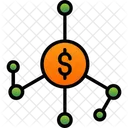 Money Network Business Connection Icon