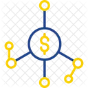 Money Network Business Connection Icon