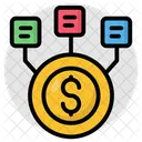 Money Network Cash Network Financial Network Icon
