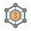 Money Structure Networking Icon