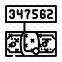 Money Note Number  Icon