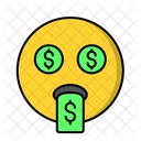 Money Oriented Emoji Emotion Icon