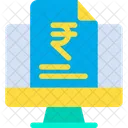 Money Paper Online Paper Invoice Icon