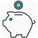 Money Pig Piggy Bank Investment Icon