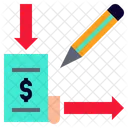 Money Planning Sheet  Icon