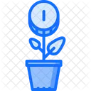 Money Plant Sprout Icon
