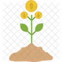 Money Plant Business Growth Business Plant Icon