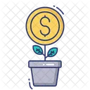 Leaf Coin Dollar Icon