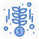 Money Plant Financial Growth Investment Growth Icon
