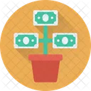 Money Plant Banknotes Icon