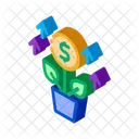 Growing Money Tree Icon