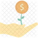 Money Plant Hands Launch Icon